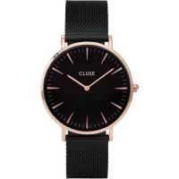 CLUSE | Boho Chic - Mesh Zwart/Rosé/Zwart 1